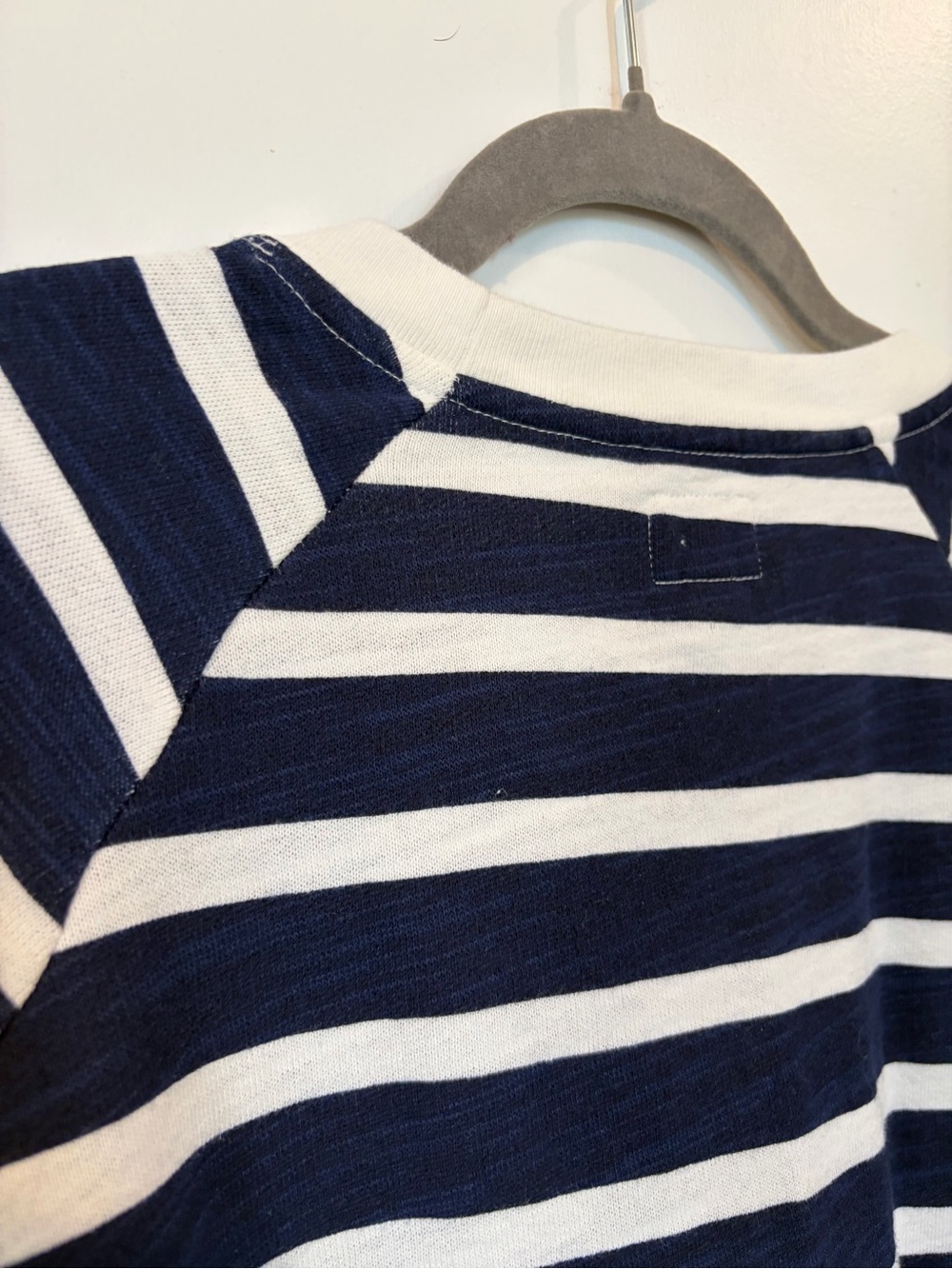 J. Crew Vintage cotton terry crewneck pullover in stripe - Small - Picture 8 of 13